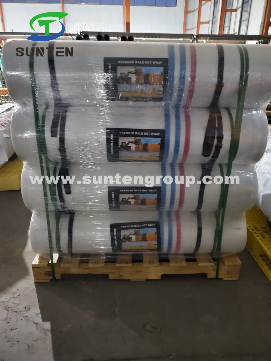 Popular PE/Polyethylene/PP/Plastic/Agricultural White Packing Round Silage/Grass Hay Bale/Bales Wrap Net