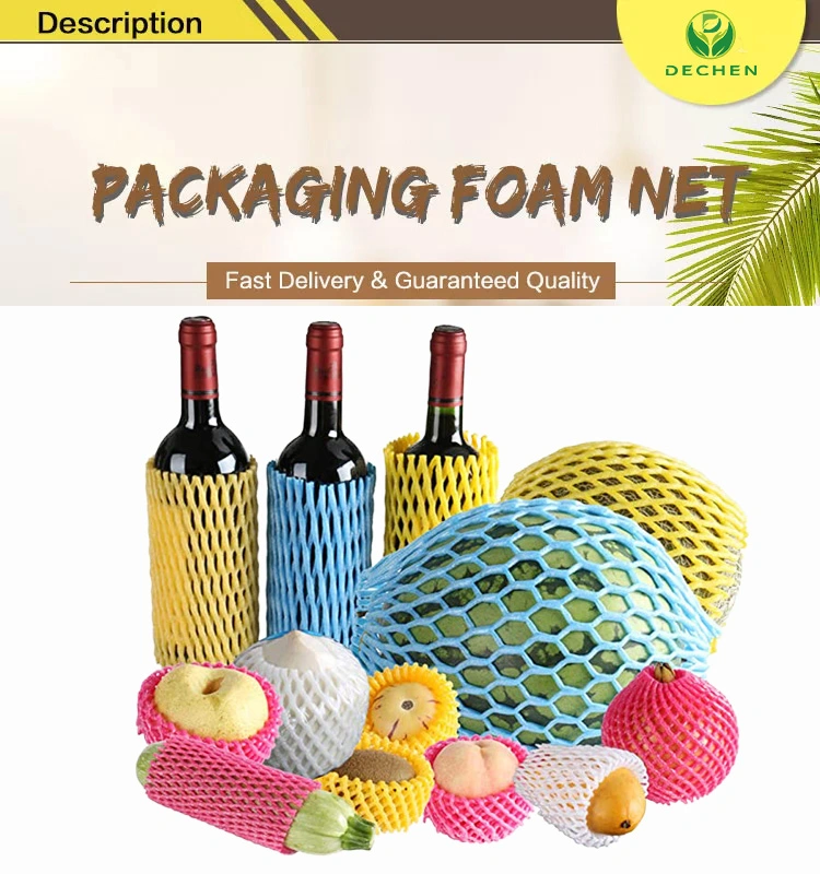 Packaging PE Tubular Net for Fruit Packing Foam Sleeve to Protect The Eggs