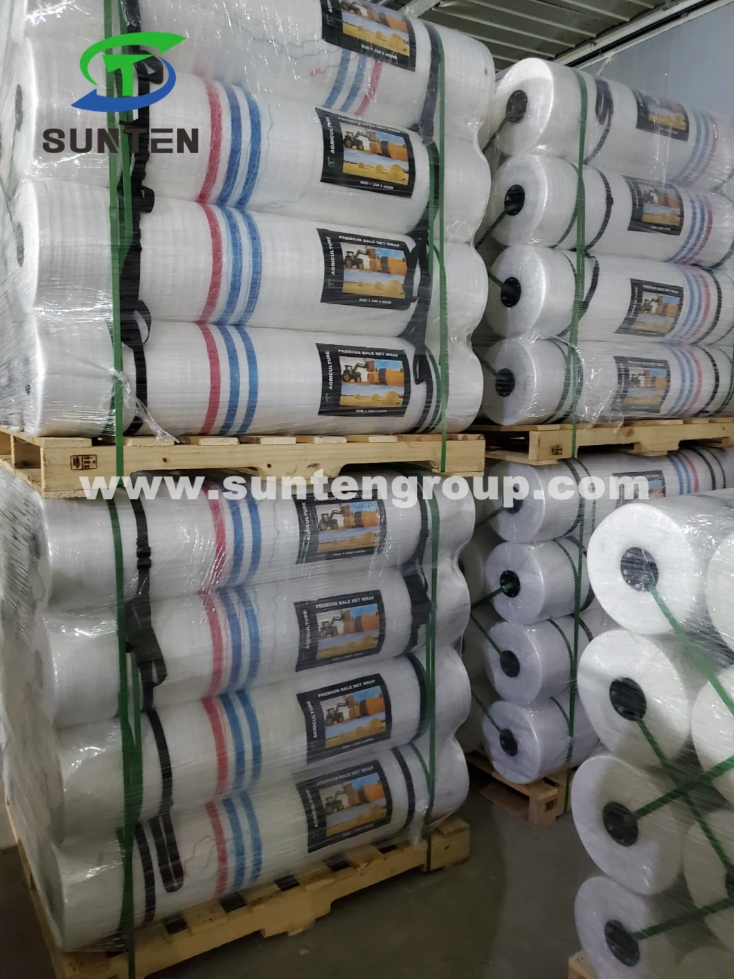 PE/Polyethylene/PP/Plastic/Agricultural White Packing Round Silage/Grass Hay Bale/Bales Net Wrap for South America (Colombia, Peru)