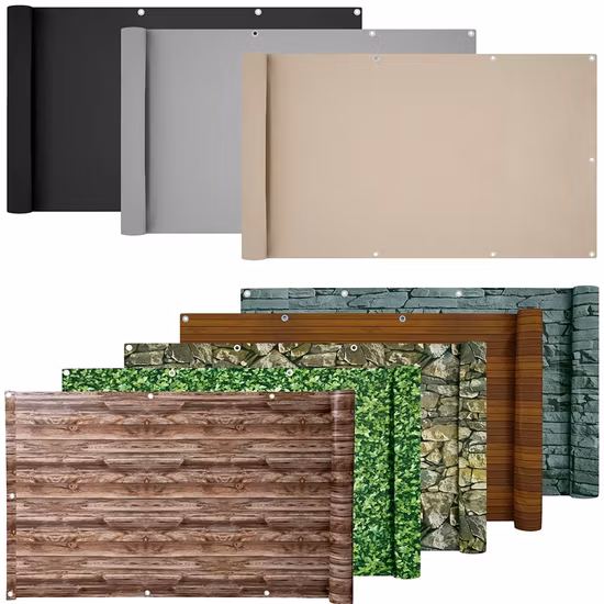 Печатное ограждение из ПВХ для балкона, ограждение